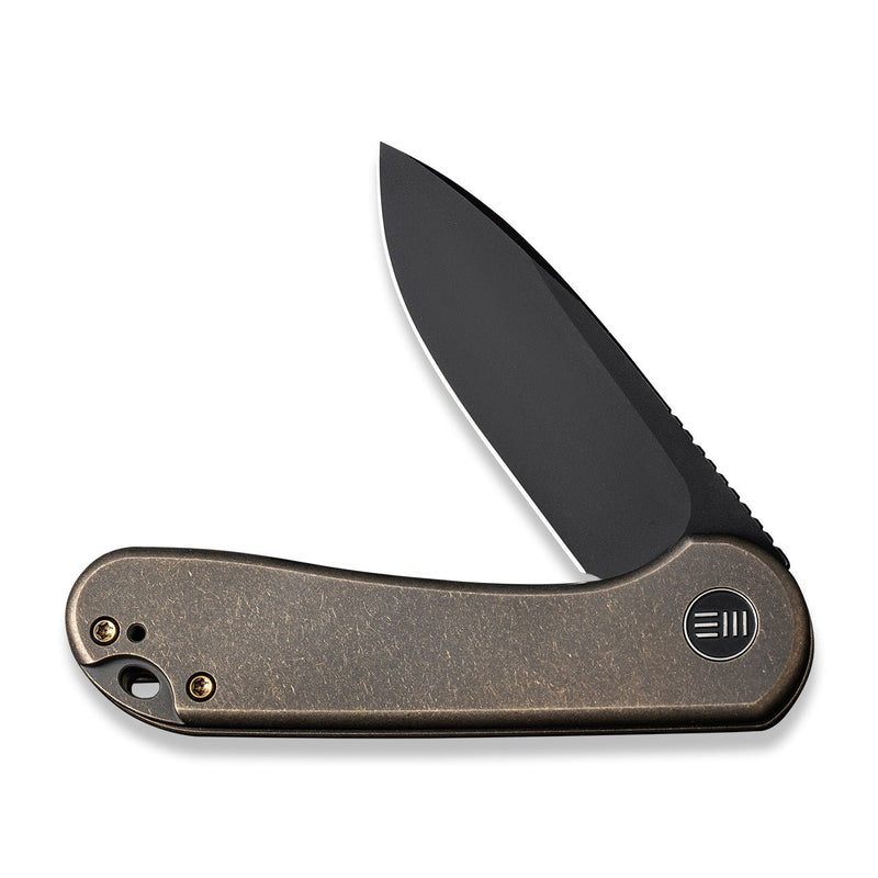 WE Knives Elementum Black Stonewashed 20CV Titanium Frame Lock Flipper  Folding Knife For Sale