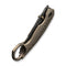 WEKNIFE Envisage Front Flipper Knife Bronze Titanium Handle (2.42" Black Stonewashed Bevels, Black Brushed Flats CPM 20CV Blade) WE22013-3
