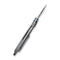 WEKNIFE Envisage Front Flipper Knife Gray Titanium Handle (2.42" Hakkapella Damasteel Blade) WE22013-DS1