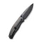 WEKNIFE Esprit Thumb Stud & Front Flipper Knife Titanium & Carbon Fiber Handle (3.25" CPM 20CV Blade) WE20025A-C