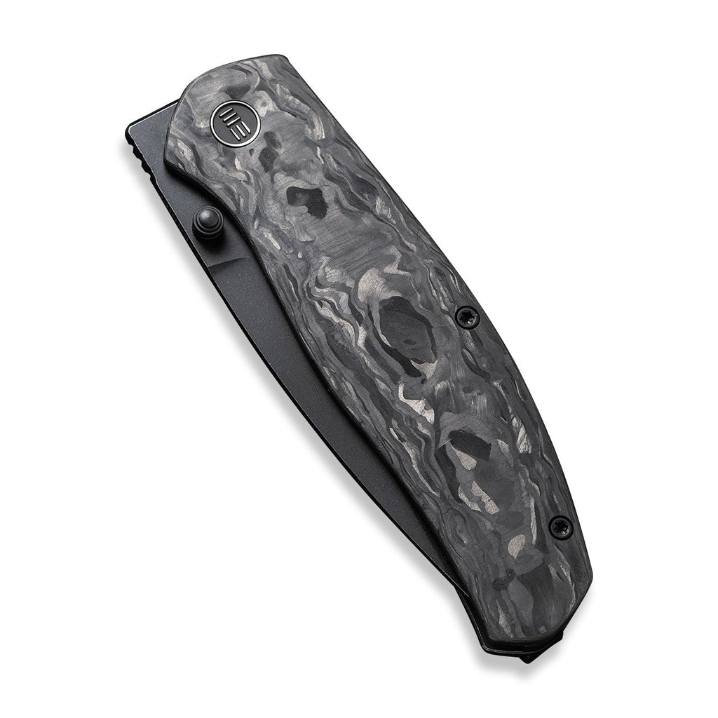 Carbon Thumb Knife & Front We – Fibe Flipper WEKNIFE Knife Esprit Titanium Stud &