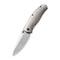 WEKNIFE Esprit Thumb Stud & Front Flipper Knife Titanium Handle (3.25" CPM 20CV Blade) WE20025B-A