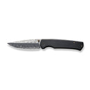 WEKNIFE Evoke Thumb Stud & Front Flipper Knife Titanium Handle (3.48" Hakkapella Damasteel) WE21046-DS1