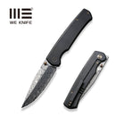 WEKNIFE Evoke Thumb Stud & Front Flipper Knife Titanium Handle (3.48" Hakkapella Damasteel) WE21046-DS1