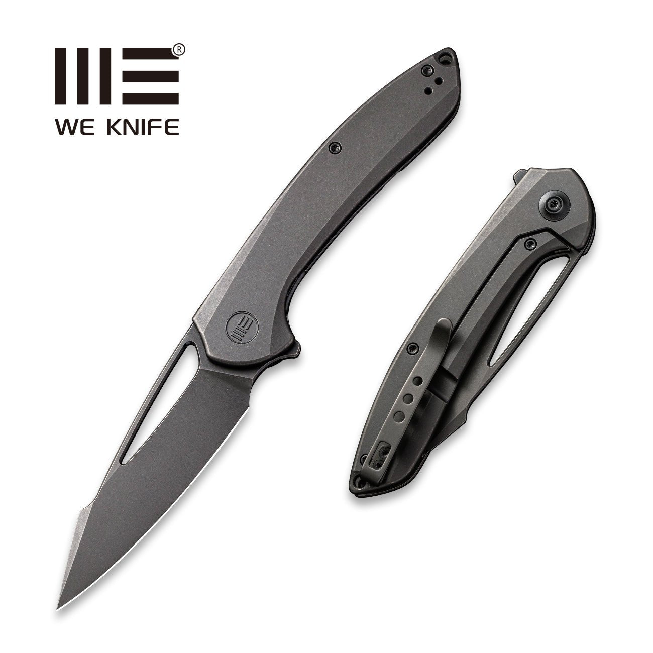 WEKNIFE Fornix Flipper Knife Titanium Handle (3.48