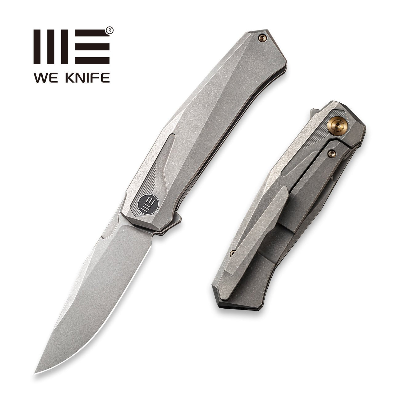 WEKNIFE Gava Flipper Knife Titanium Handle(3.25