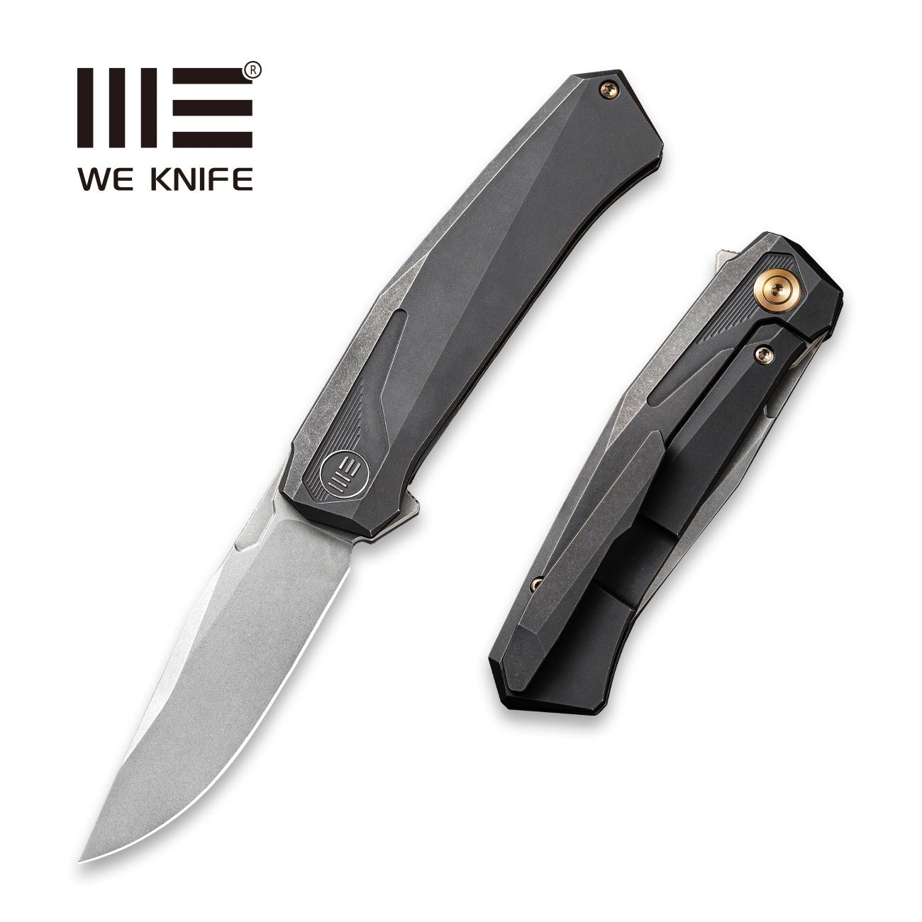 WEKNIFE Gava Flipper Knife Titanium Handle(3.25