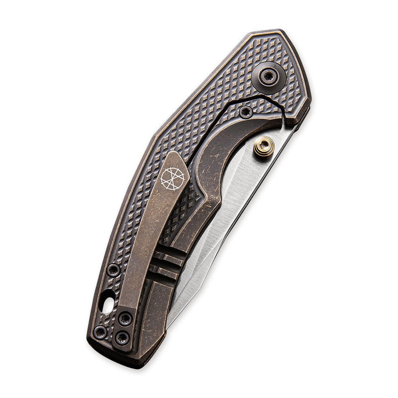 WEKNIFE Gnar Thumb Stud Knife Titanium Handle (2.78" CPM S35VN Blade) 917A