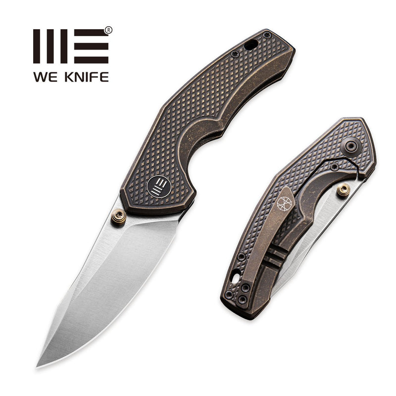 WEKNIFE Gnar Thumb Stud Knife Titanium Handle (2.78" CPM S35VN Blade) 917A