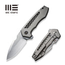 WEKNIFE Harpen Flipper Knife Gray Titanium Handle (2.98" Hand Rubbed Satin CPM 20CV Blade) WE23019-4