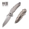 WEKNIFE Hecate Flipper Knife Titanium Handle (3.81" CPM 20CV Blade) 922A