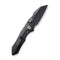WEKNIFE High-Fin Thumb Stud Knife Titanium Handle (2.98" CPM 20CV Blade) WE22005-1