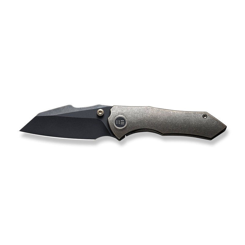 WEKNIFE High-Fin Thumb Stud Knife Titanium Handle (2.98" CPM 20CV Blade) WE22005-2