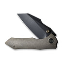WEKNIFE High-Fin Thumb Stud Knife Titanium Handle (2.98" CPM 20CV Blade) WE22005-2