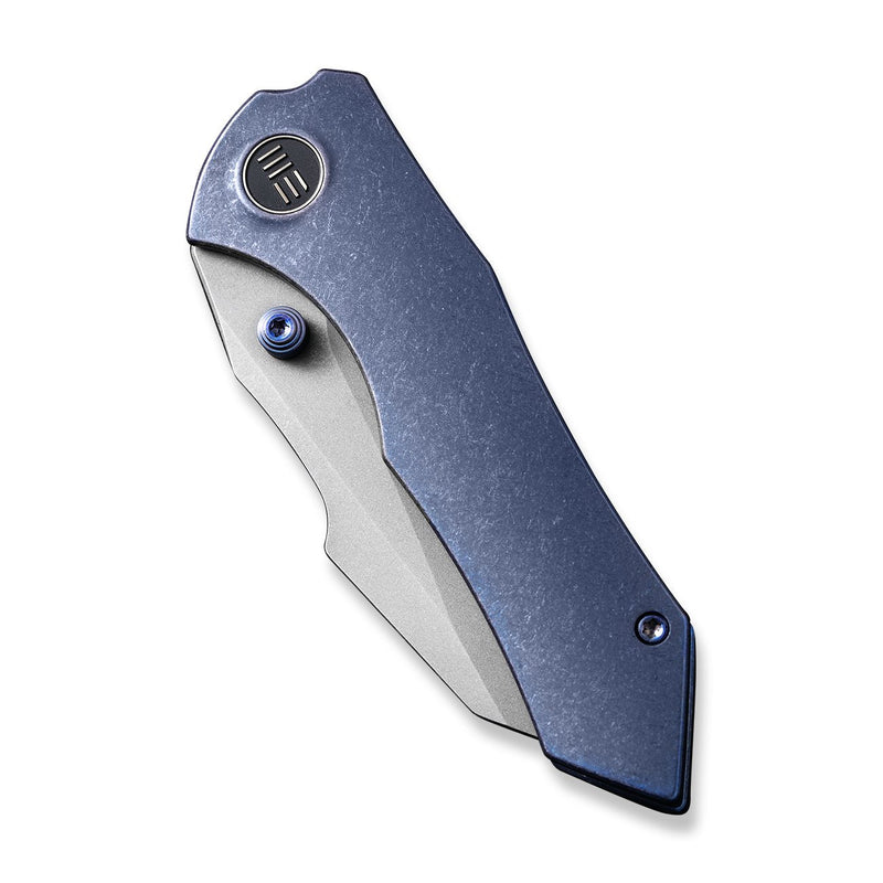 WE Knife Co. High-Fin Knife Flamed Ti (3 Gray) - Blade HQ