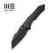 WEKNIFE High-Fin Thumb Stud Knife Titanium Handle (2.98" CPM 20CV Blade) WE22005-BST1