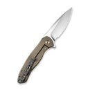 WEKNIFE Kitefin Flipper Knife Titanium Handle (3.24" CPM S35VN Blade) 2001C