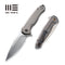 WEKNIFE Kitefin Flipper Knife Titanium Handle (3.24" CPM S35VN Blade) 2001H