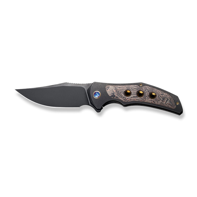 WEKNIFE  Magnetron Flipper Knife Titanium & Carbon Fiber Handle (3.76" CPM 20CV Blade) WE18058-3