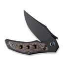 WEKNIFE  Magnetron Flipper Knife Titanium & Carbon Fiber Handle (3.76" CPM 20CV Blade) WE18058-3