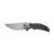WEKNIFE Magnetron Flipper Knife Gray Titanium Handle With Rose Carbon Fiber Inlay (3.76" Hand Rubbed Satin CPM 20CV Blade) WE18058-2