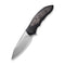 WEKNIFE Makani Flipper Knife Titanium Handle With Carbon Fiber Inlay (3.61" CPM 20CV Blade) WE21048B-1