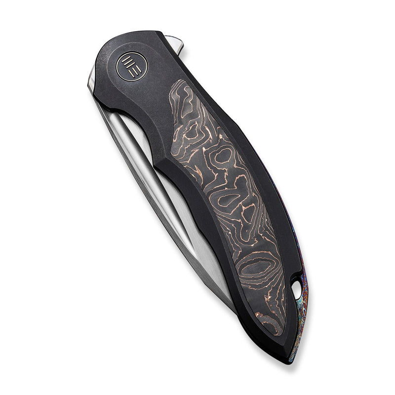 WEKNIFE Makani Flipper Knife Titanium & Carbon Fiber Handle (3.61 CPM – We  Knife
