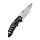 WEKNIFE Makani Flipper Knife Titanium Handle With Carbon Fiber Inlay (3.61" CPM 20CV Blade) WE21048B-1