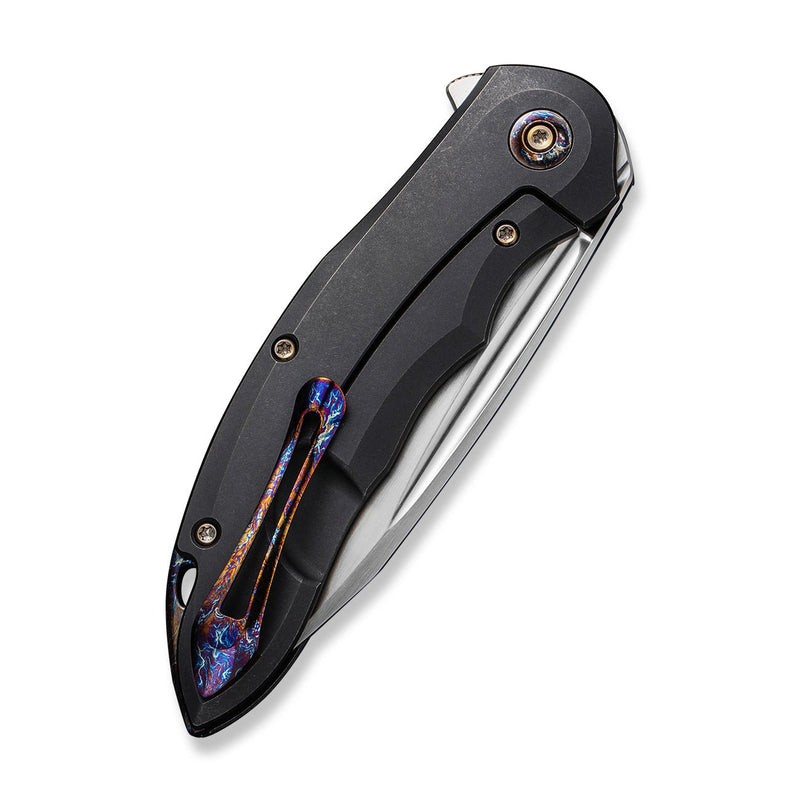 WEKNIFE Makani Flipper Knife Titanium Handle With Carbon Fiber Inlay (3.61" CPM 20CV Blade) WE21048B-1