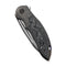 WEKNIFE Makani Flipper Knife Titanium Handle With Carbon Fiber Inlay (3.61" CPM 20CV Blade) WE21048B-2