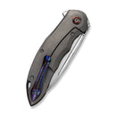 WEKNIFE Makani Flipper Knife Titanium Handle With Carbon Fiber Inlay (3.61" CPM 20CV Blade) WE21048B-2