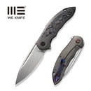 WEKNIFE Makani Flipper Knife Titanium Handle With Carbon Fiber Inlay (3.61" CPM 20CV Blade) WE21048B-2