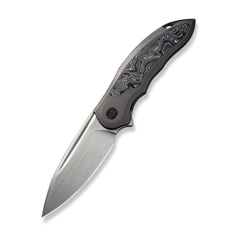 WEKNIFE Makani Flipper Knife Titanium Handle With Carbon Fiber Inlay (3.61" CPM 20CV Blade) WE21048B-2