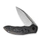 WEKNIFE Makani Flipper Knife Titanium Handle With Carbon Fiber Inlay (3.61" CPM 20CV Blade) WE21048B-2