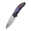 WEKNIFE Makani Flipper Knife Titanium Handle With Flamed Titanium Inlay (3.61" CPM 20CV Blade) WE21048B-3