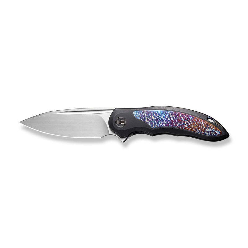 WEKNIFE Makani Flipper Knife Titanium Handle With Flamed Titanium Inlay (3.61" CPM 20CV Blade) WE21048B-3