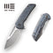 WEKNIFE Malice Flipper Knife Titanium Handle (3.45" M390 Blade) 911B