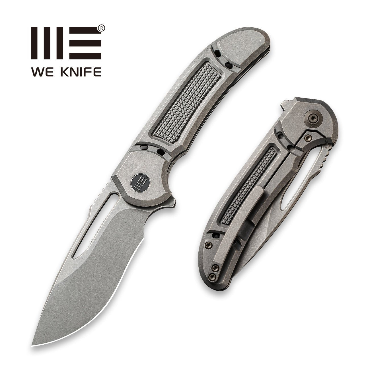 WEKNIFE Minax Flipper Knife Titanium Handle(3.44