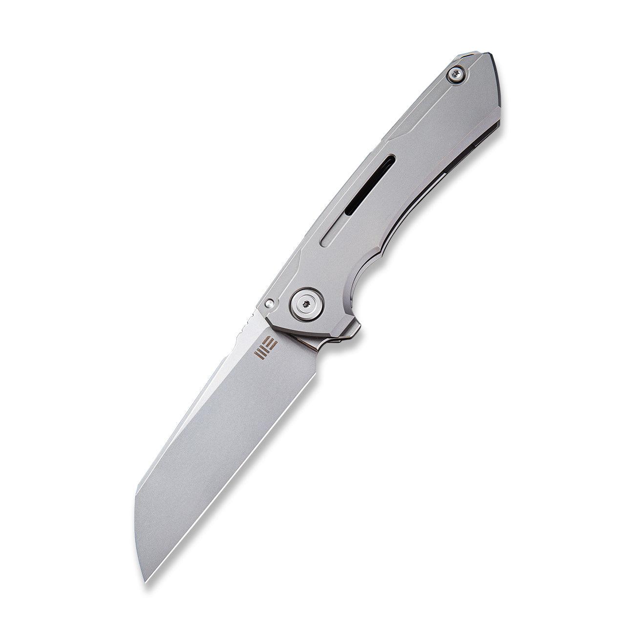 WEKNIFE Mini Buster Flipper Knife Titanium Handle (3.43