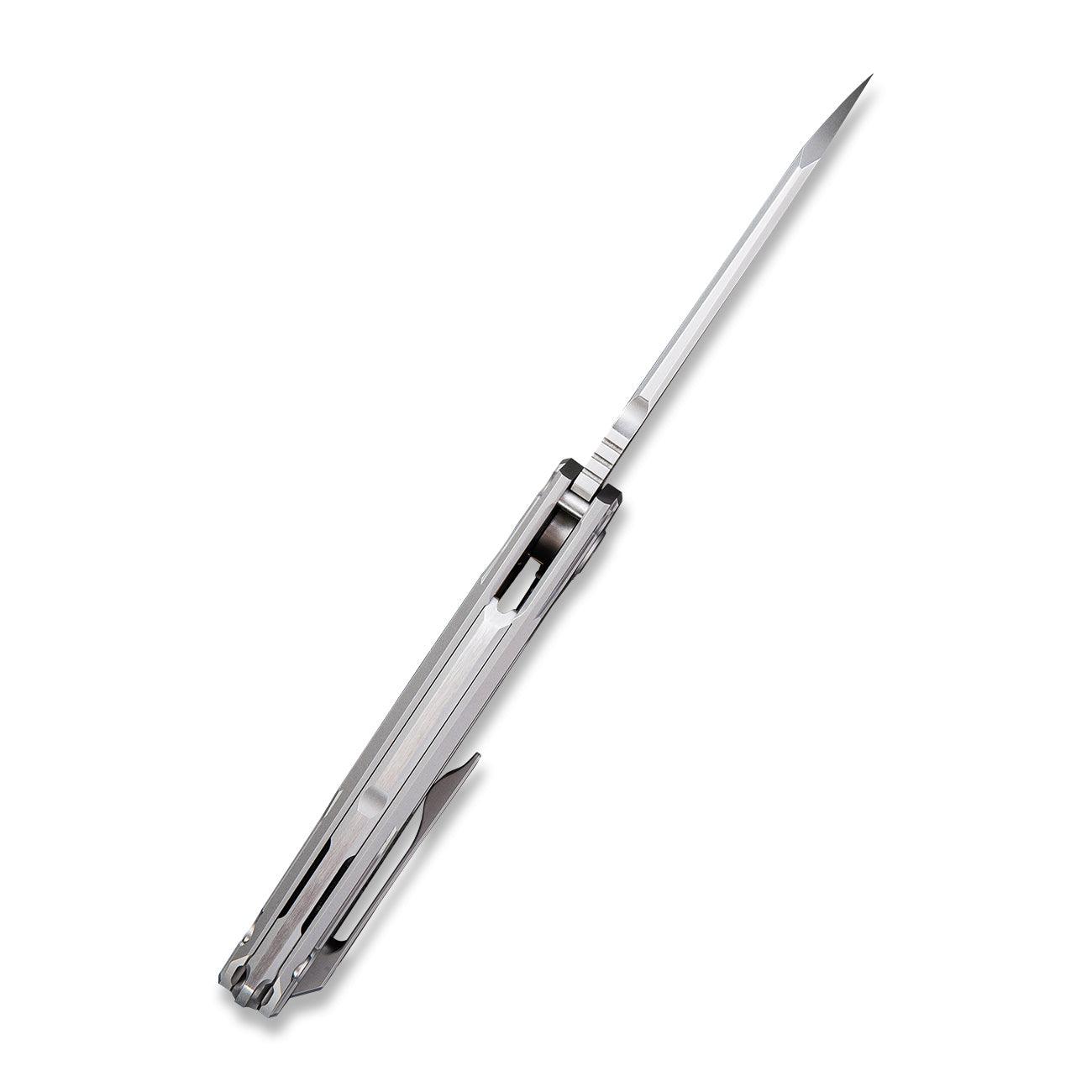 WEKNIFE Mini Buster Flipper Knife Titanium Handle (3.43