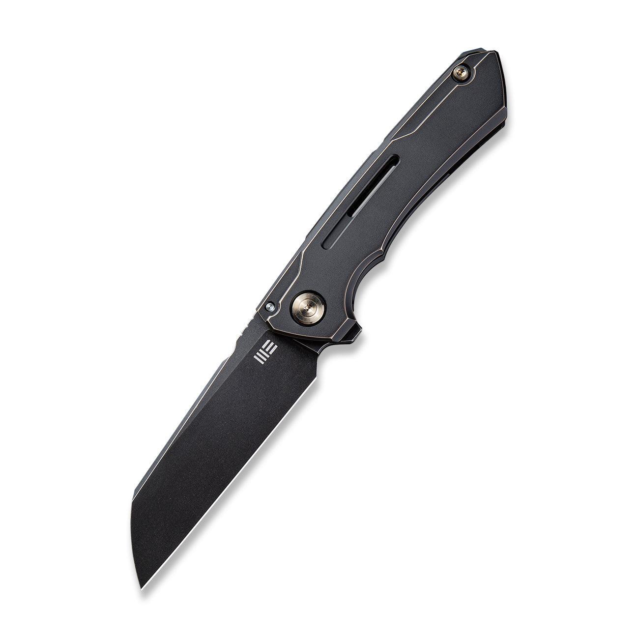 WEKNIFE Mini Buster Flipper Knife Titanium Handle (3.43