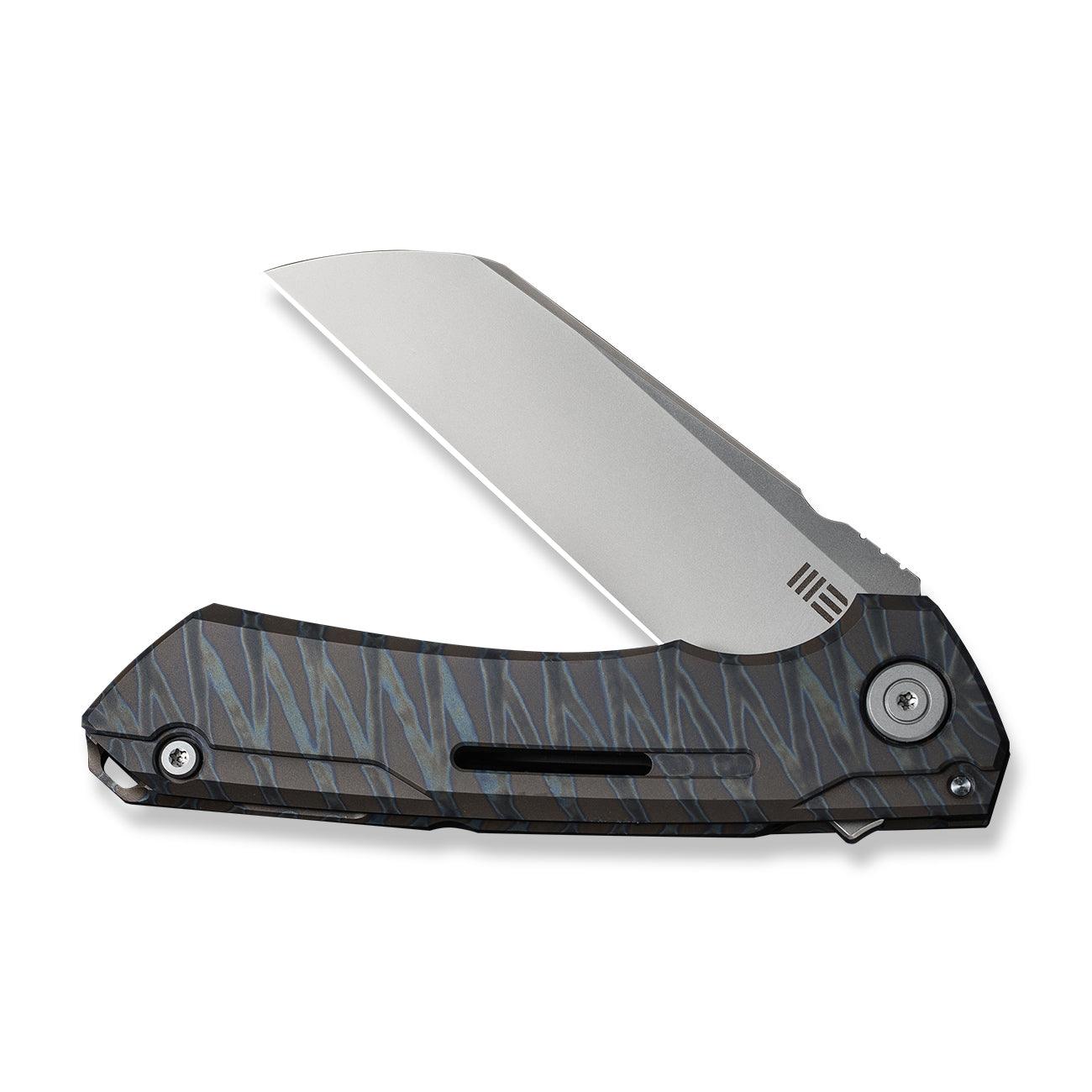 WEKNIFE Mini Buster Flipper Knife Titanium Handle (3.43