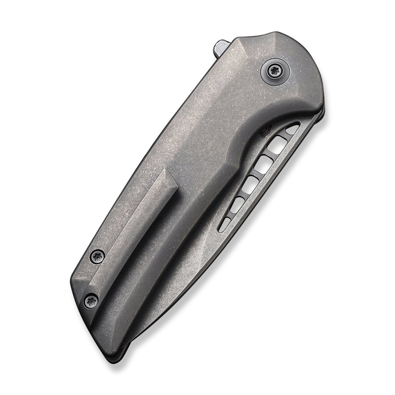 WEKNIFE Mini Malice Flipper & Button Lock Knife Titanium Handle (2.98" CPM 20CV Blade) WE054BL-2