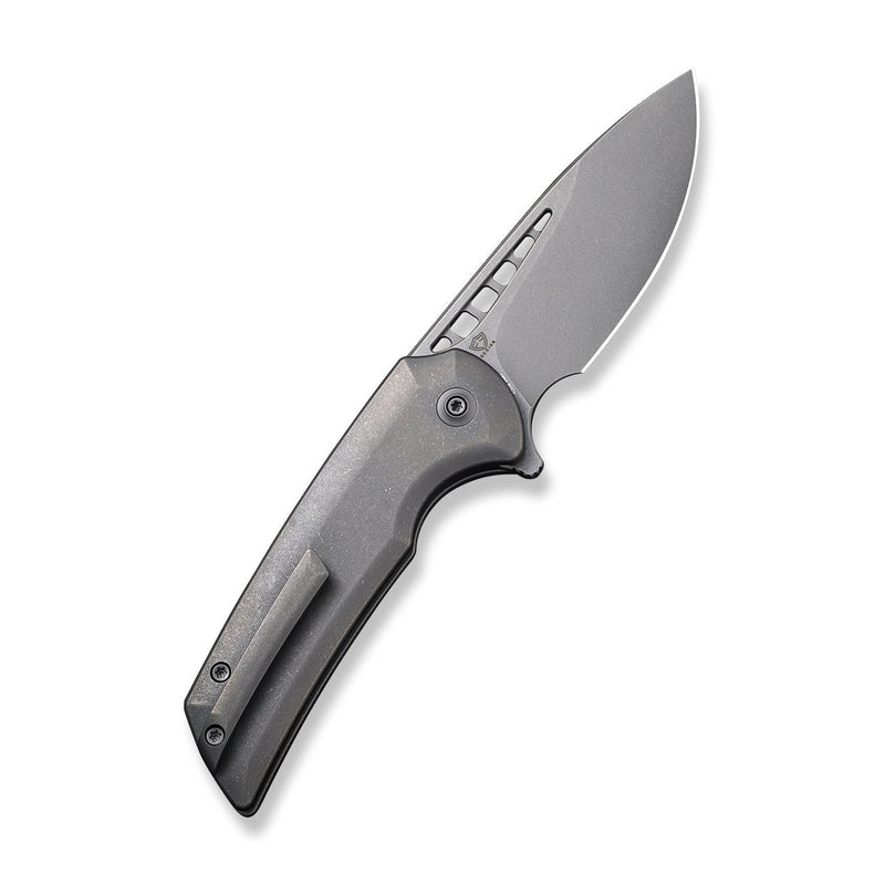 WEKNIFE Mini Malice Flipper & Button Lock Knife Titanium Handle (2.98" CPM 20CV Blade) WE054BL-2