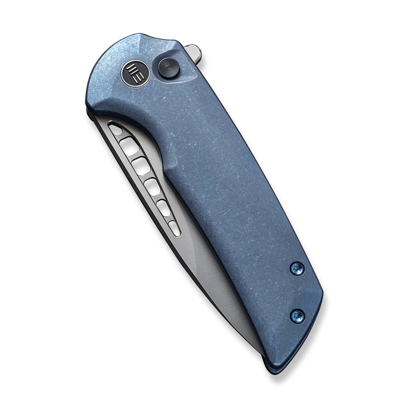 WEKNIFE Mini Malice Flipper & Button Lock Knife Titanium Handle (2.98" CPM 20CV Blade) WE054BL-3
