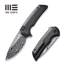 WEKNIFE Mini Malice Flipper & Button Lock Knife Titanium Handle (2.98" Damasteel Blade) WE054BL-DS1