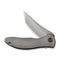 WEKNIFE Mini Synergy Flipper Knife Titanium Integral Handle (2.93" CPM 20CV Blade) 2012A