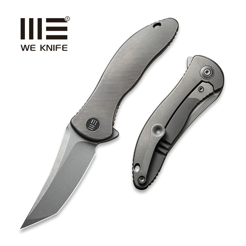 WEKNIFE Mini Synergy Flipper Knife Titanium Integral Handle (2.93" CPM 20CV Blade) 2012A