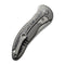 WEKNIFE Mini Synergy Flipper Knife Titanium Integral Handle With Carbon Fiber Inlay (2.93" CPM 20CV Blade) 2011CF-A