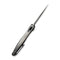 WEKNIFE Mini Synergy Flipper Knife Titanium Integral Handle With Carbon Fiber Inlay (2.93" CPM 20CV Blade) 2011CF-A